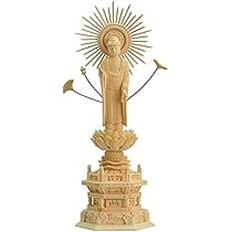 Amazon.co.jp: 福和屋 仏像【浄土真宗東大谷派】木製仏像 阿弥陀
